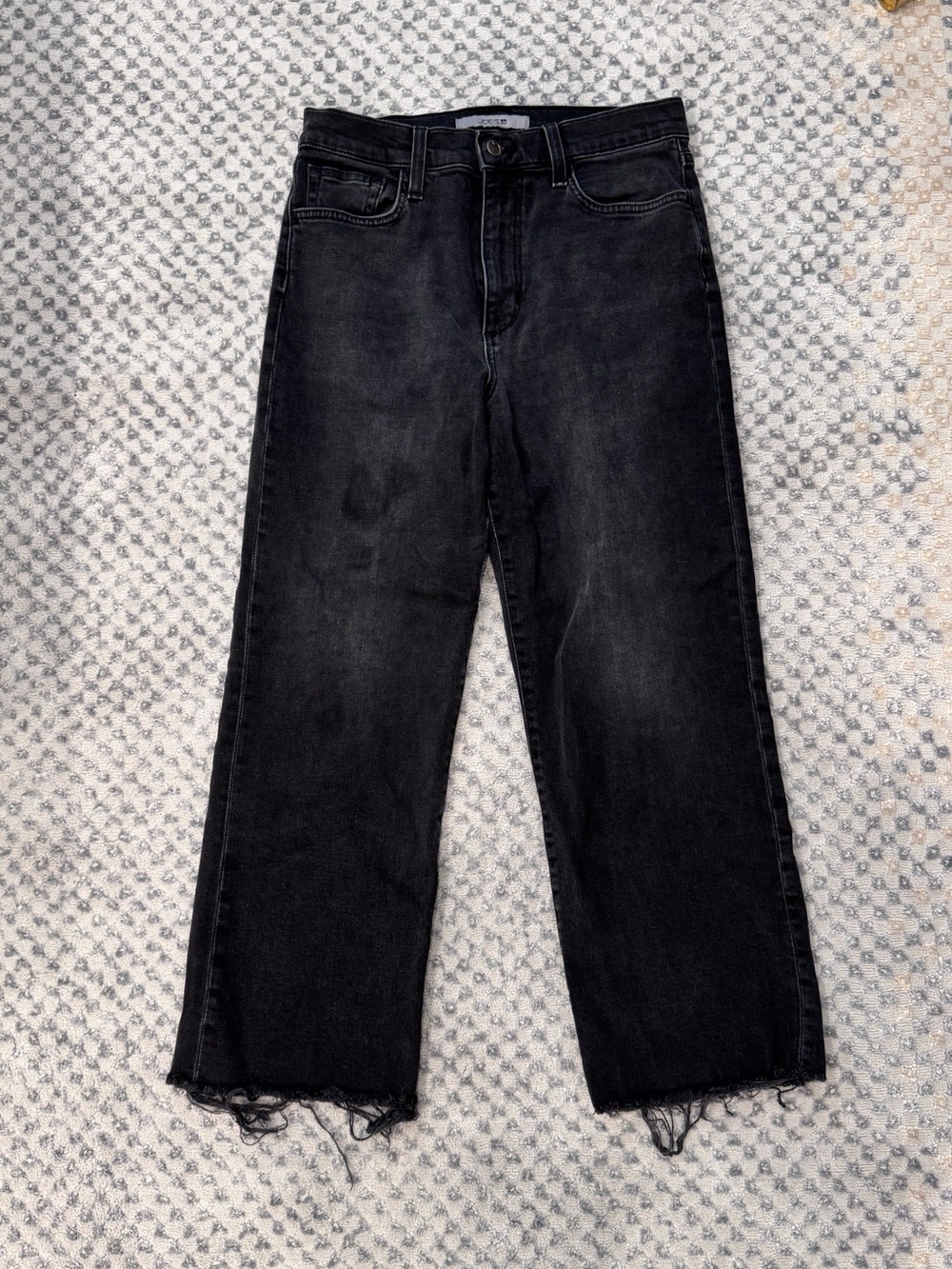 Joe's Jeans Black High Rise Wide Leg